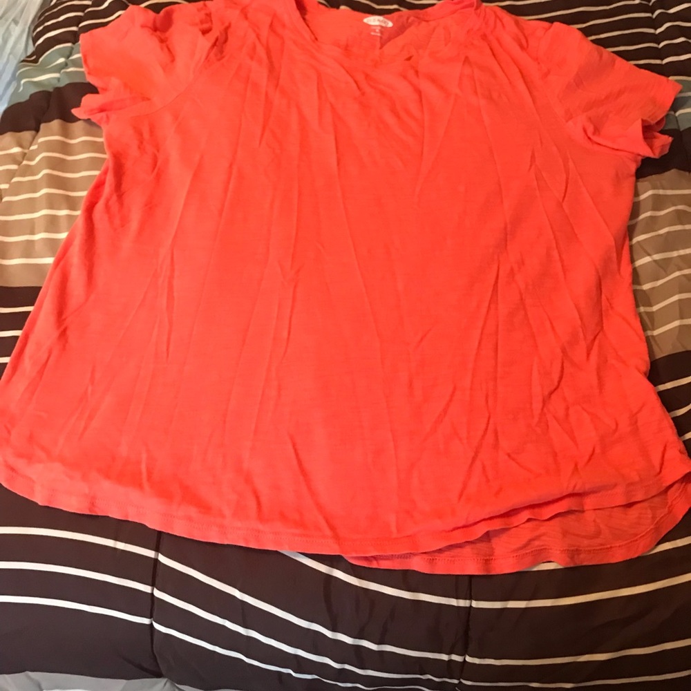 Salmon short sleeve tee